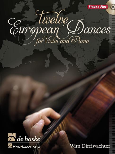 Twelve European Dances - for Violin and Piano noty pro housle a klavír